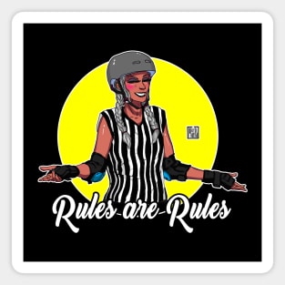 Referee Power - Roller Derby Magnet